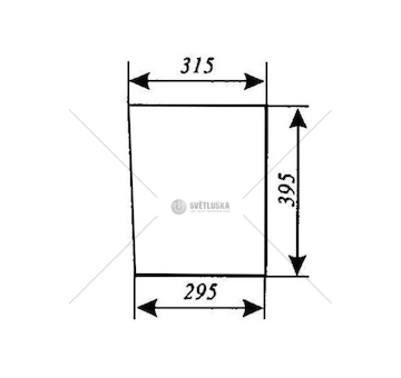 Sklo přední průhled 56117962