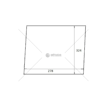Sklo přední spodní 80368134
