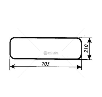 Sklo zadní spodní 56117978