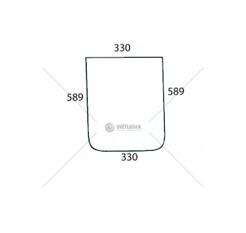 Sklo zadní spodní 69117956