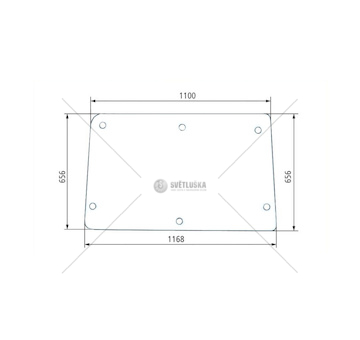 Sklo zadního okna - vyhřívané 84368071