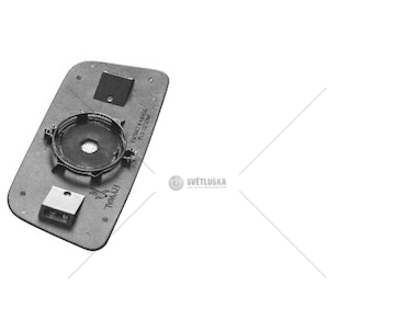 Sklo zrcátka SCANIA 4 s rámečkem a vyhříváním  WK-51