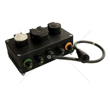 Skříň rozvodná adr 2x7pin/ 1x15pin /4x2pin/s kabelem 600 mm/ zásuvka 15pin 0098919_A