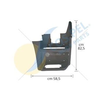 Skříň stupačky kabiny MB AXOR pravá COSPEL COS305.94008