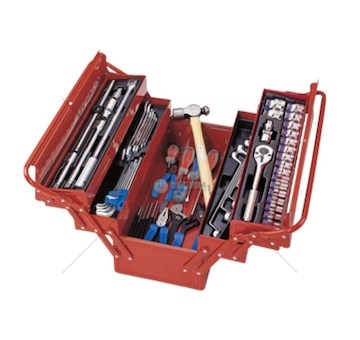 Skříňka nářadí kompletní 470*220*255 rozkládací KING TON 902-065MR