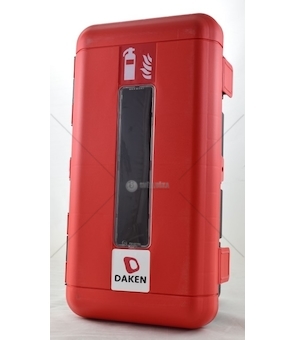 Skříňka plastová box na hasící přístroj 6KG 335L*240W*620H DAKEN 82170