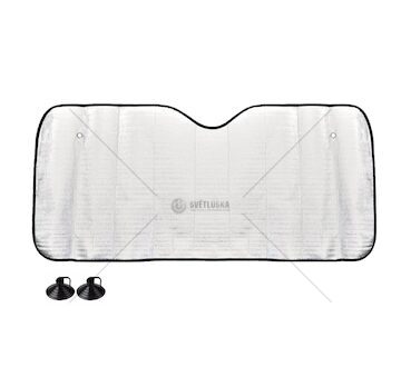 Sluneční clona stříbrná – 150x80 cm AMiO-01534
