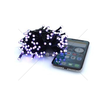 Smart WiFi řetěz RXL 378, barevný s různými efekty, 198 LED RETLUX