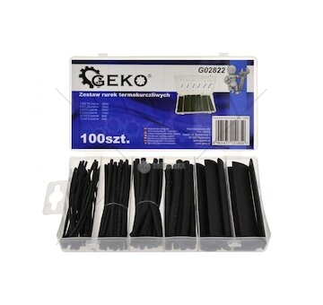 Smršťovací bužírka, sada 100ks GEKO