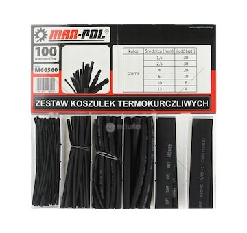 Smršťovací bužírka, sada 100ks MAR-POL