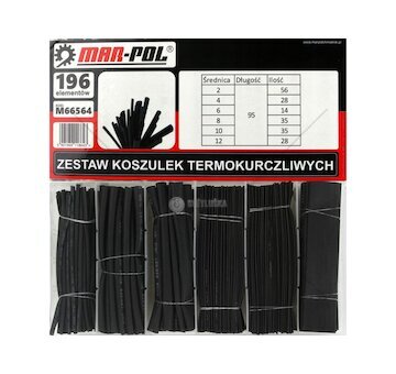 Smršťovací bužírka, sada 196ks MAR-POL