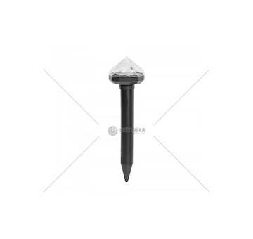 Solární odpuzovač krtků a hlodavců, diamantový, LED/ABS
