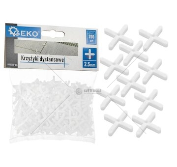 Spárovací křížky 2.5mm, 200ks GEKO