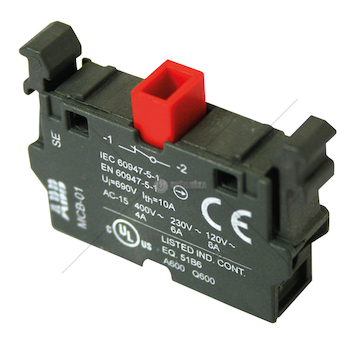 Spínač tlačítkový 1xnc abb zepro 0255828_A
