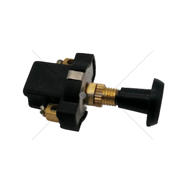 Spínač zasouvací dlouhý závit, malá rukojeť