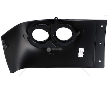 Spoiler nárazníku levý spodní s otvory pro mlhovky Iveco Stralis X-Way S-Way Covind COV/550/114