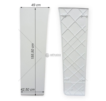 Spoiler kabiny SCANIA CG,CR - pravý LAMIRO 889-23EX