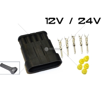 Spojka AMP SUPER SEAL 5 PIN sedlo AMP5-KR/G