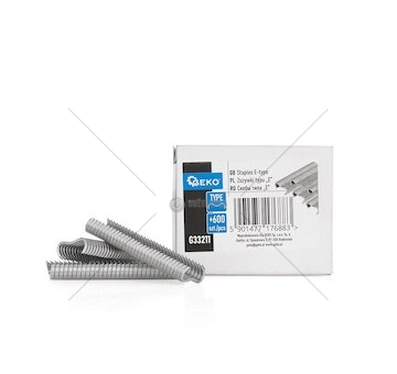 Sponky typu E pro uchycení pletiva oplocení, 600ks GEKO