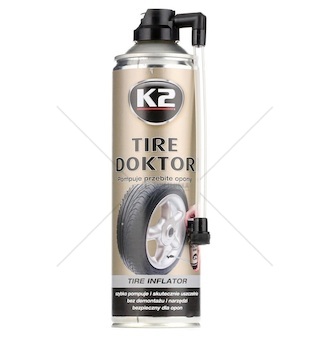 Sprej pro opravu defektu pneumatiky tire doktor k2 500ml 0446302_A