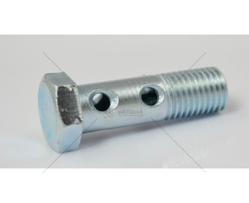 Šroub průtokový M12x1,5 brzd Multicar M25, AVIA - dlouhý
