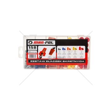 Stáčecí konektory, sada 158 ks – MAR-POL