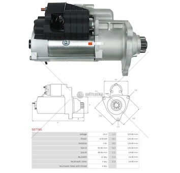 Startér 24v/ 6,0kw 12z daf xf/cf euro 6 od 10.2012 0303157_a
