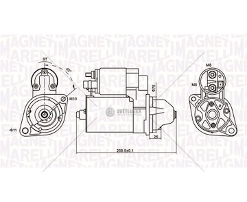 Startér - bmw WMM MQS1412