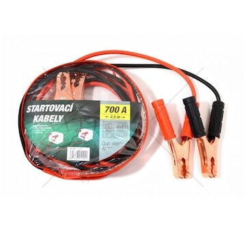 Startovací kabely 700A 2,5m zipper bag COMPASS
