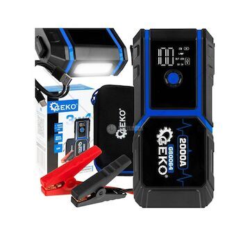 Startovací powerbanka / jump startér 20000 mAh, 2000 A, 12 V GEKO