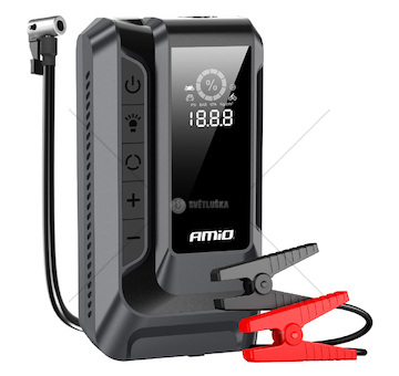 Startovací zařízení 4in1 12V 12Ah 1600A AMiO-04677