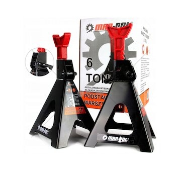 Stavitelná podpěra pod karoserii 6t (1 pár) s pojistkou MAR-POL