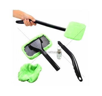 Stěrka na čištění skel, zelená