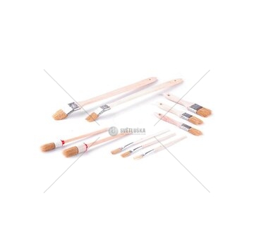 Štětce sada mix 10ks dřevěná rukojeť