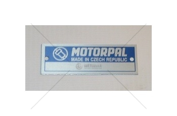 Štítek vstř.čerpadla