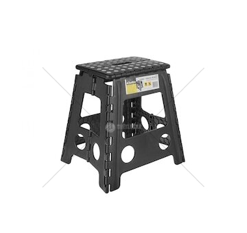 Stolička skládací, protiskluzová, 150kg, 39x40x32.5cm KELTIN