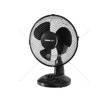 Stolní ventilátor 23 cm, 25 W, černý - STREND PRO