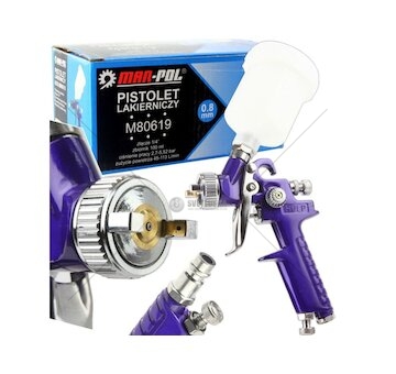 Stříkací pistole HVLP, 0,8mm H2000G2 MAR-POL