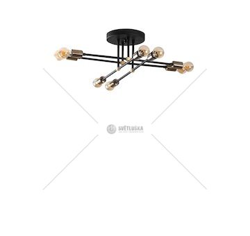 Stropní světlo, lustr 1322 Black 230V, E27 - OPVIQ CHANDELIER EXHAUST