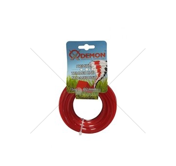 Struna 2.4mmx15m, profil čtverec DEMON