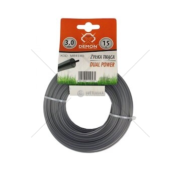 Struna zesílená, hvězdicový profil 3mm, 15m DEMON