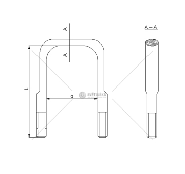 STRZEMIE RESORU DAF M22*82*220 MTX MTX-D001