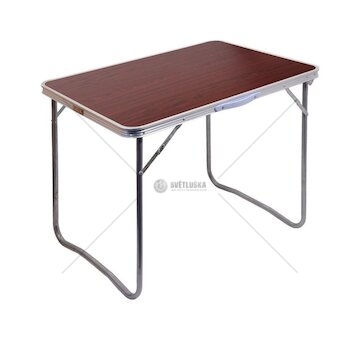 Stůl kempingový skládací BALATON hnědý CATTARA