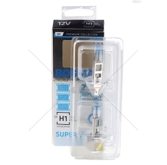SUPER WHITE 12[V] 55[W] P14,5s H1 TWIN B BOSMA 3721