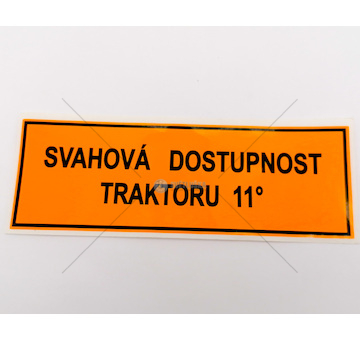 Svahová dostupnost 11 Zetor 67118423