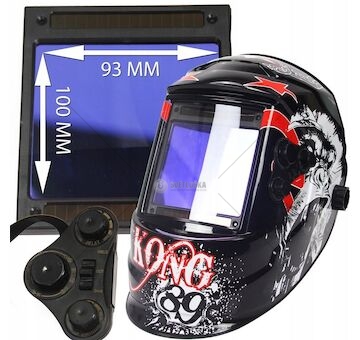 Svářečská kukla samostmívací F2 s potiskem Kong 89 MAR-POL