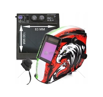 Svářečská kukla samostmívací F2 s potiskem orla a hada MAR-POL