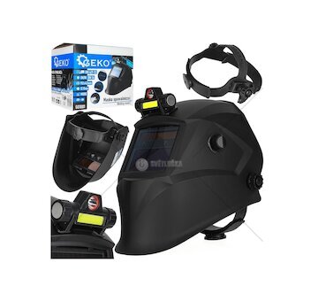 Svářečská kukla samostmívací s LED světlem - GEKO