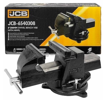 Svěrák ocelový otočný s kovadlinou 8-200MM JCBN JCB-6540308