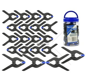 Svěrka pružinová, sada 22ks, 65mm, 95mm GEKO